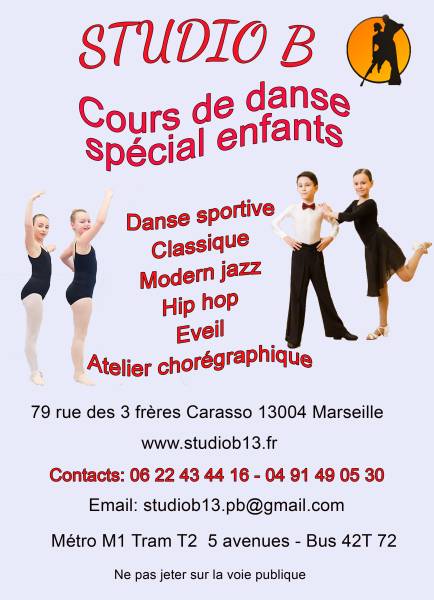 Cours danse enfants Marseille