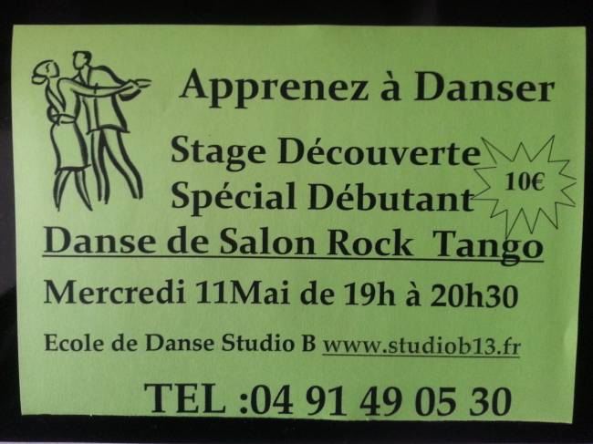 Stage découverte danse de Salon