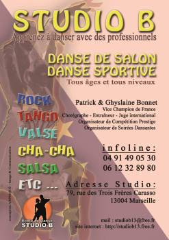 ecole de danse  Marseille  Studio B